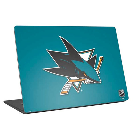 NHL San Jose Sharks Solid Background Universal Laptop 17in (13.8 x 10in) Skin