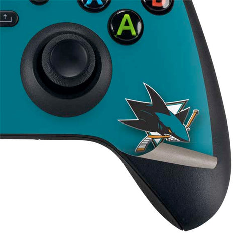 NHL San Jose Sharks Solid Background Xbox Series X Bundle Skin