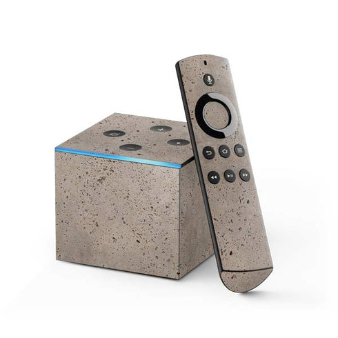 Sandstone Concrete Fire TV Cube Skin