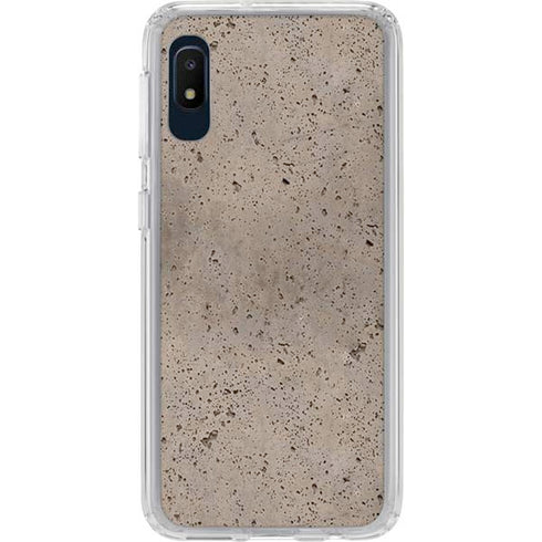 Sandstone Concrete Galaxy A10e Clear Case