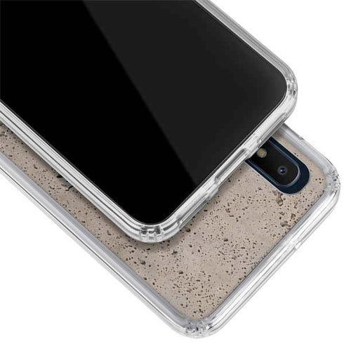 Sandstone Concrete Galaxy A10e Clear Case