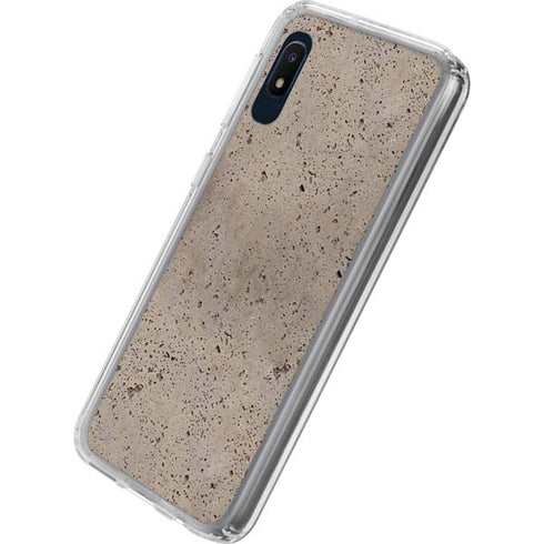 Sandstone Concrete Galaxy A10e Clear Case