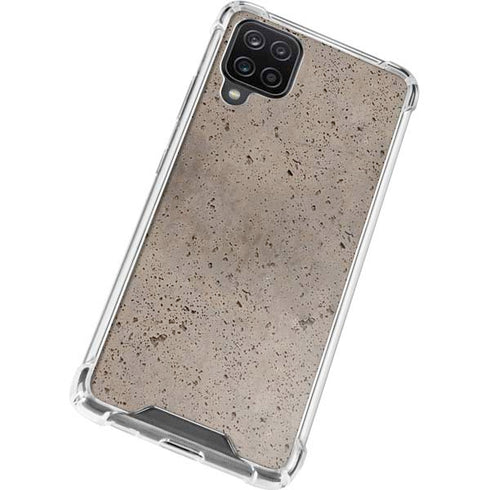 Sandstone Concrete Galaxy A12 Clear Case