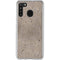 Sandstone Concrete Galaxy A21 Clear Case