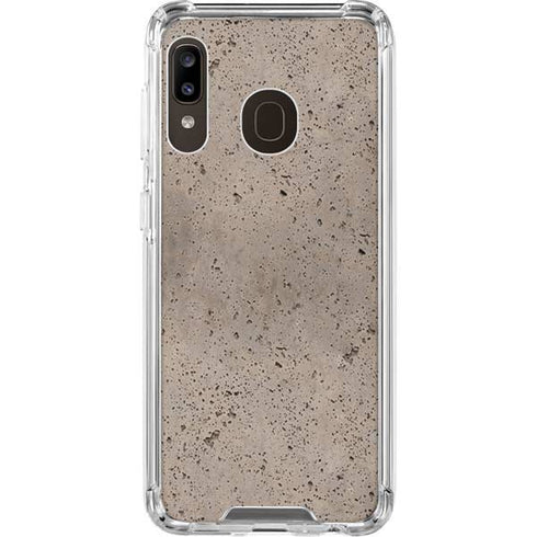 Sandstone Concrete Galaxy A30 Clear Case