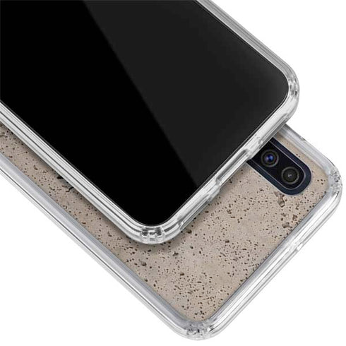 Sandstone Concrete Galaxy A50 Clear Case
