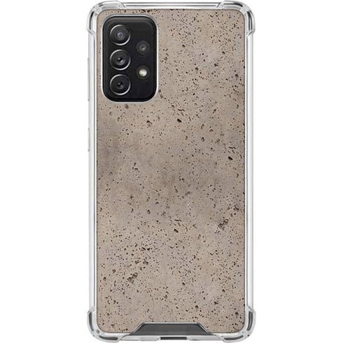 Sandstone Concrete Galaxy A72 5G Clear Case