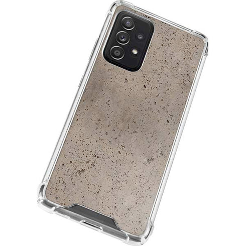 Sandstone Concrete Galaxy A72 5G Clear Case