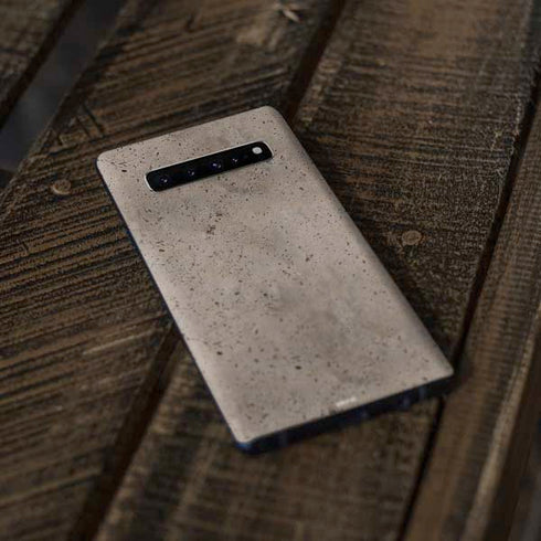 Sandstone Concrete Galaxy S10 Plus Skin