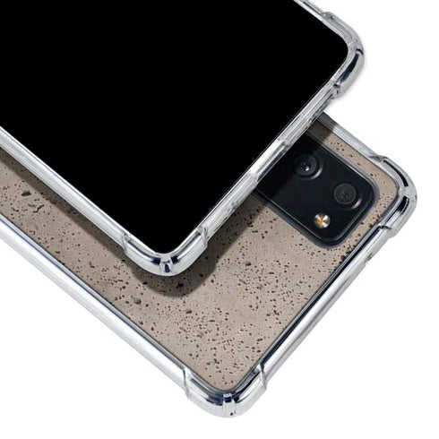 Sandstone Concrete Galaxy S20 FE Clear Case