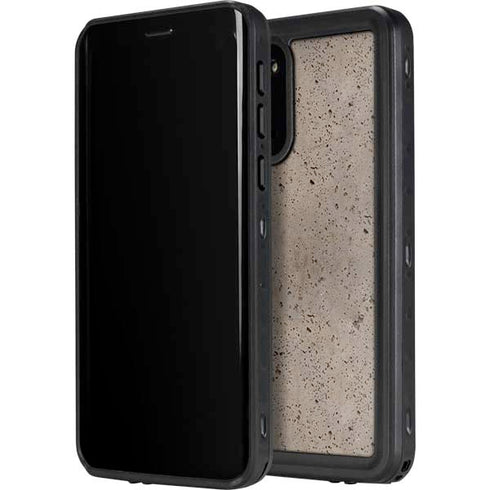Sandstone Concrete Galaxy S20 Plus Waterproof Case
