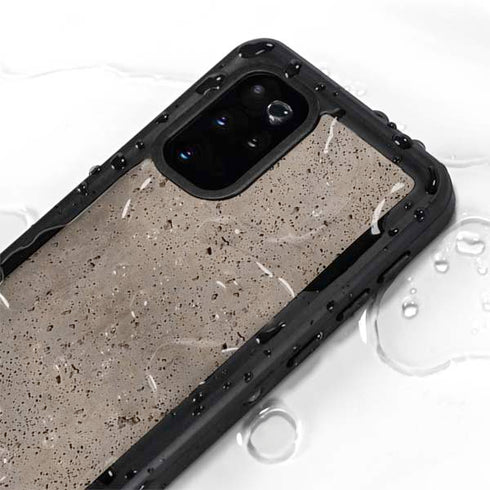 Sandstone Concrete Galaxy S20 Plus Waterproof Case