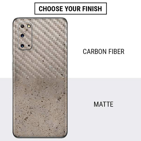 Sandstone Concrete Galaxy S20 Skin
