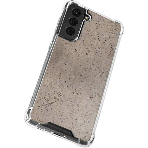 Sandstone Concrete Galaxy S21 FE Clear Case