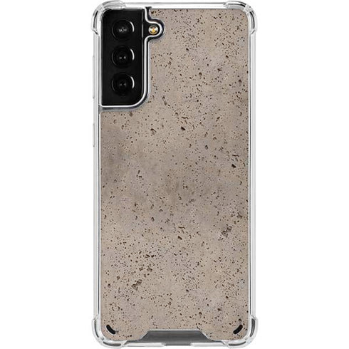 Sandstone Concrete Galaxy S21 Plus 5G Clear Case
