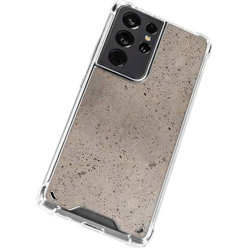 Sandstone Concrete Galaxy S21 Ultra 5G Clear Case
