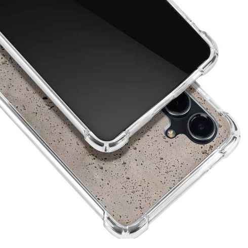 Sandstone Concrete Galaxy S23 FE Clear Case