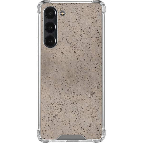 Sandstone Concrete Galaxy S23 Plus Clear Case