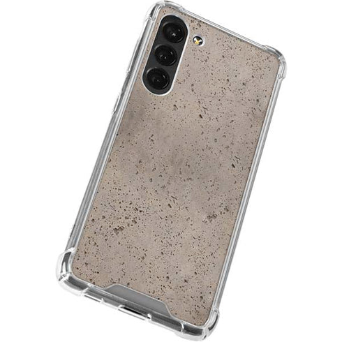 Sandstone Concrete Galaxy S23 Plus Clear Case
