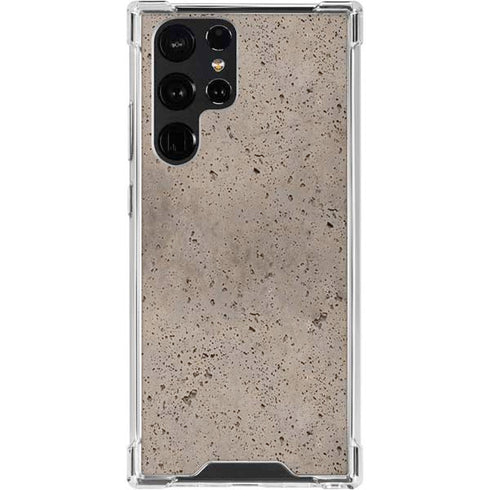 Sandstone Concrete Galaxy S24 Ultra Clear Case