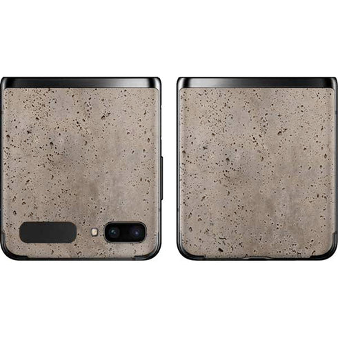 Sandstone Concrete Galaxy Z Flip Skin