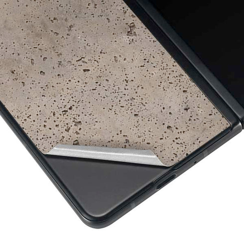 Sandstone Concrete Galaxy Z Fold4 5G Skin