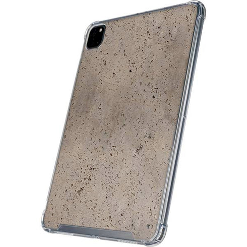 Sandstone Concrete iPad Pro 12.9in (2020) Clear Case
