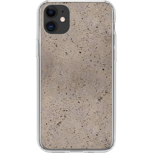 Sandstone Concrete iPhone 11 Clear Case