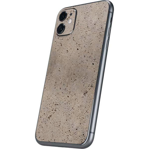 Sandstone Concrete iPhone 11 Skin