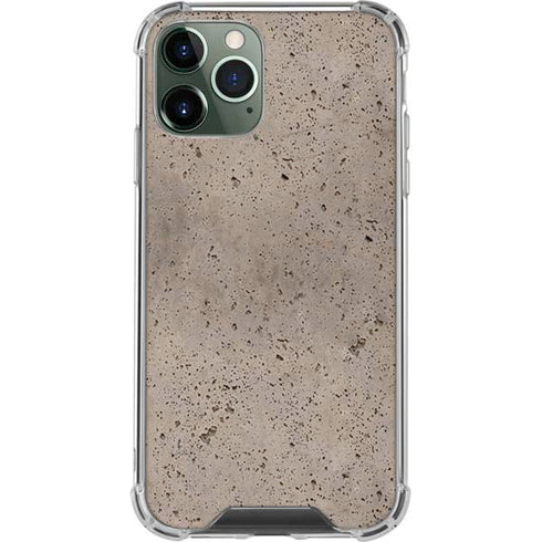 Sandstone Concrete iPhone 12 Pro Clear Case