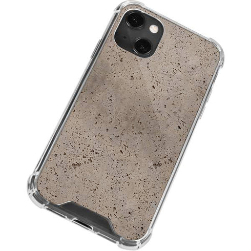 Sandstone Concrete iPhone 13 Mini Clear Case