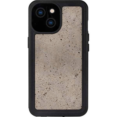 Sandstone Concrete iPhone 13 Mini Waterproof Case