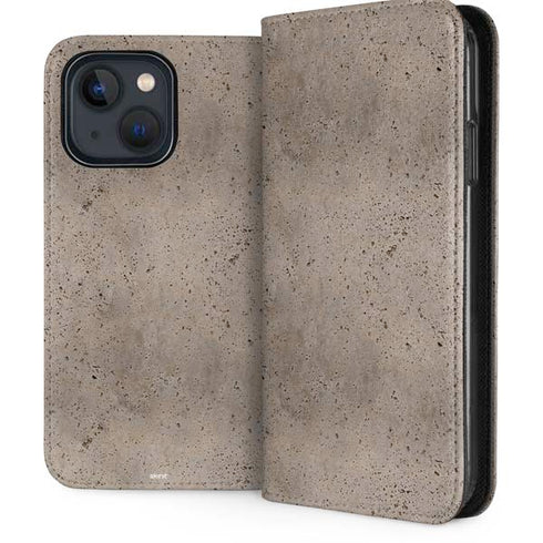 Sandstone Concrete iPhone 14 Folio Case