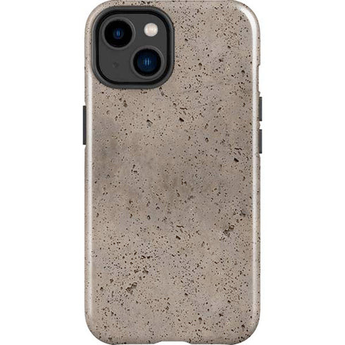 Sandstone Concrete iPhone 15 Plus Impact Case