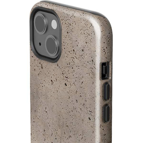 Sandstone Concrete iPhone 15 Plus Impact Case