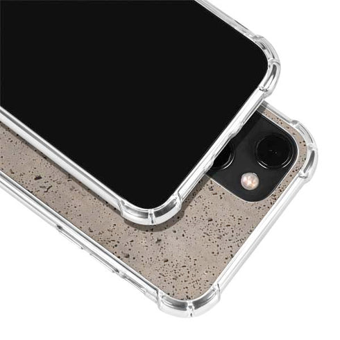 Sandstone Concrete iPhone 14 Plus Clear Case