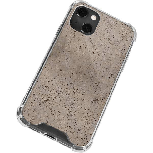 Sandstone Concrete iPhone 14 Plus Clear Case