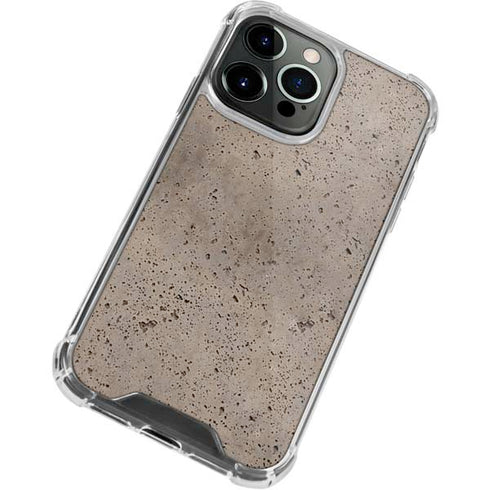 Sandstone Concrete iPhone 15 Pro Max Clear Case