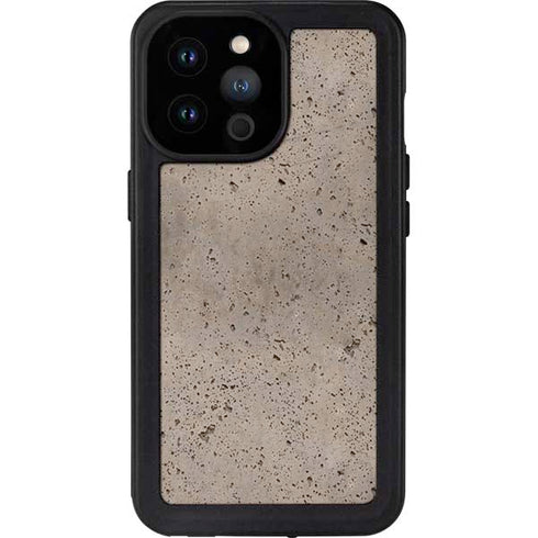 Sandstone Concrete iPhone 14 Pro Max Waterproof Case