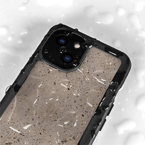 Sandstone Concrete iPhone 15 Plus Waterproof Case
