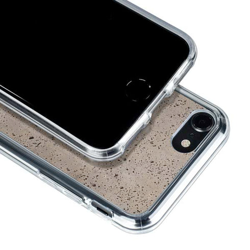 Sandstone Concrete iPhone SE (2nd & 3rd Gen) Clear Case