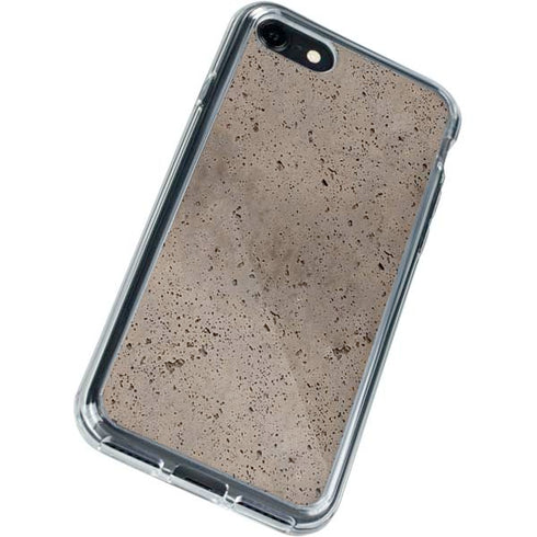 Sandstone Concrete iPhone SE (2nd & 3rd Gen) Clear Case