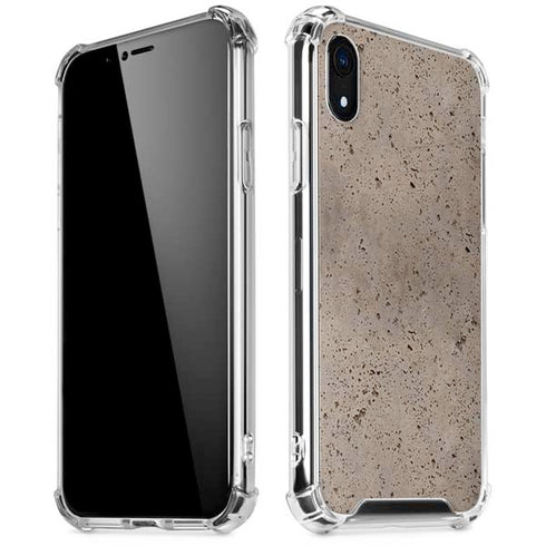 Sandstone Concrete iPhone XR Clear Case