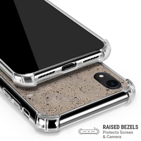 Sandstone Concrete iPhone XR Clear Case