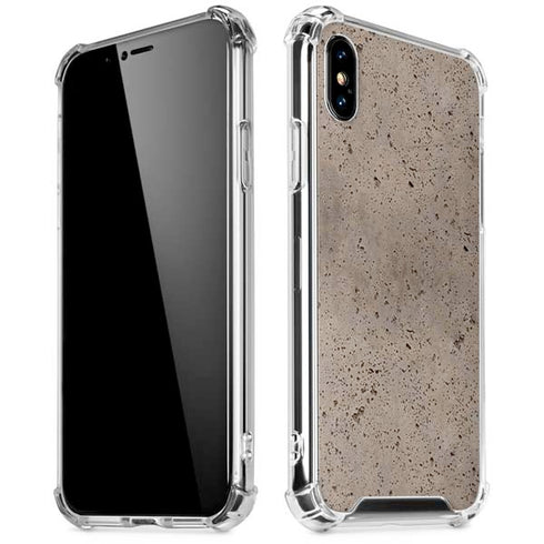 Sandstone Concrete iPhone XS Max Clear Case