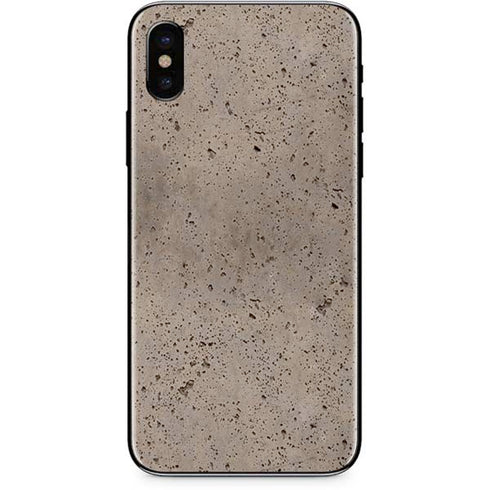 Sandstone Concrete iPhone XS Skin