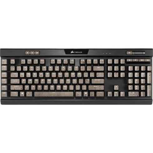 Sandstone Concrete K95 RGB PLATINUM Mechanical Gaming Keyboard Skin