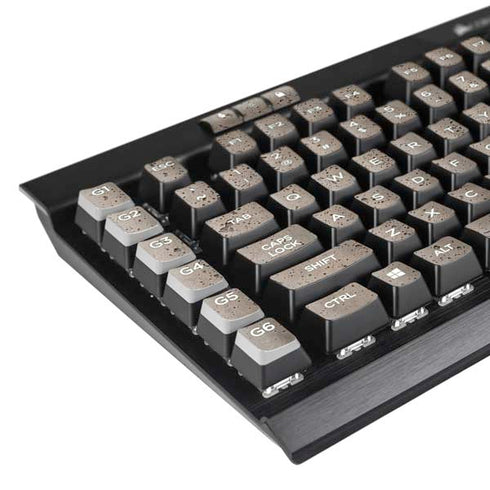 Sandstone Concrete K95 RGB PLATINUM Mechanical Gaming Keyboard Skin