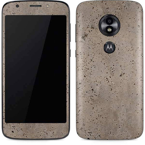 Sandstone Concrete Moto E5 Play Skin