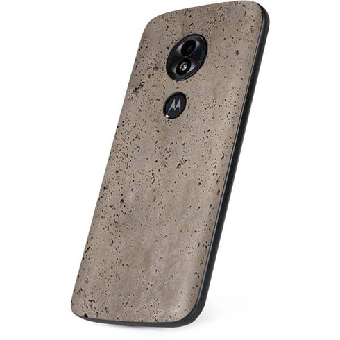 Sandstone Concrete Moto E5 Play Skin